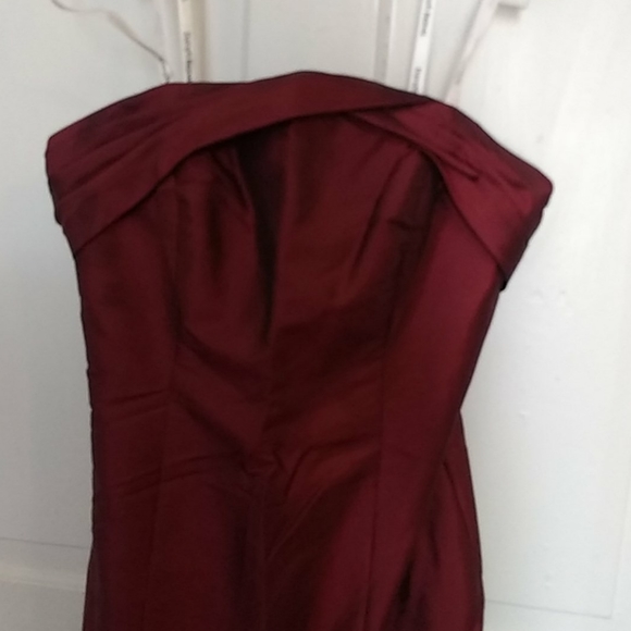 David's Bridal iridescent taffeta gown sz4 NWT - Picture 2 of 7